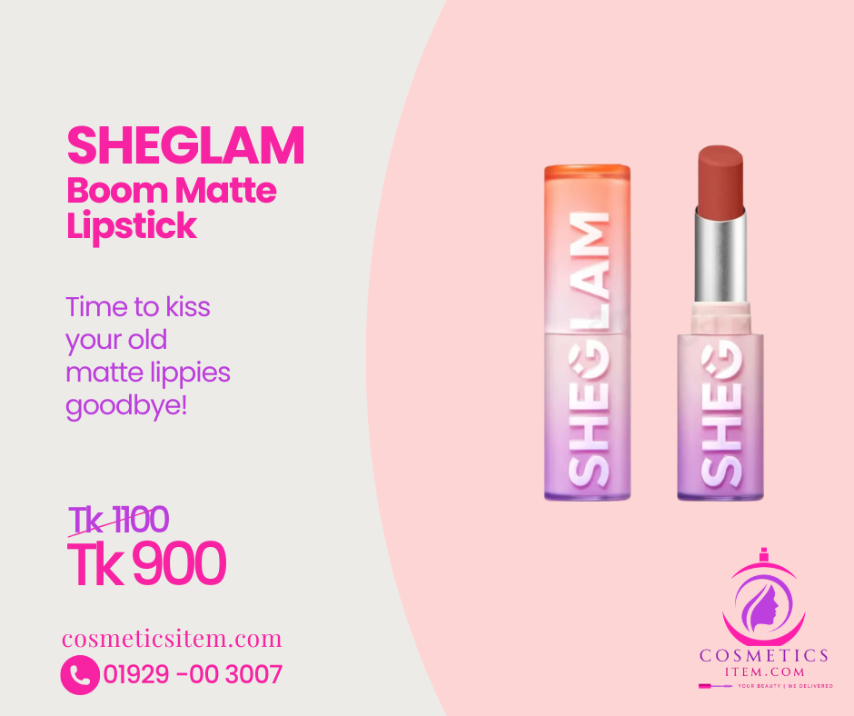 SHEGLAM Boom Matte Lipstick